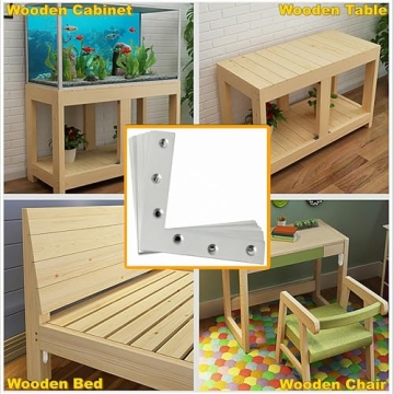 Durable Stainless Steel Shelf Brackets for Home Projects