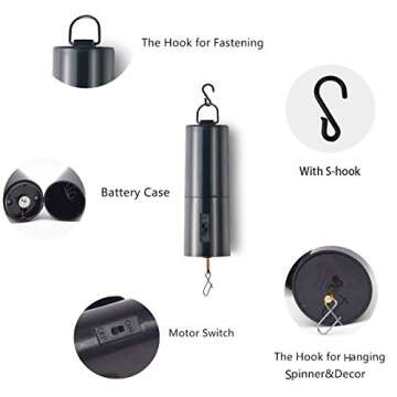 FENELY Wind Spinner Motor for Kinetic Outdoor Displays