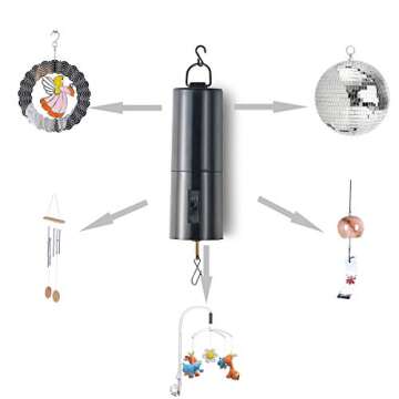 FENELY Wind Spinner Motor for Kinetic Outdoor Displays