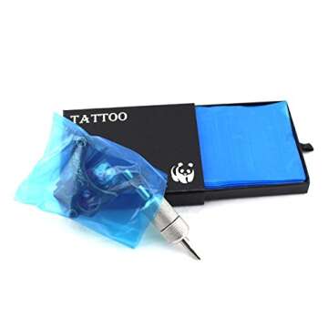 Tattoo Machine Bag Covers - 200PCS Disposable Cover Tattoo Machine Gun Bags Plastic Sleeve for Tattoo Supplies, Tattoo Kits, Tattoo Machine Gun Accessories