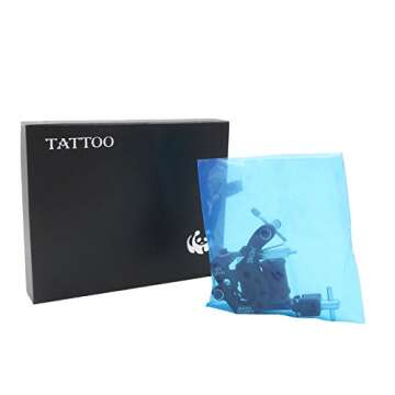 Tattoo Machine Bag Covers - 200PCS Disposable Cover Tattoo Machine Gun Bags Plastic Sleeve for Tattoo Supplies, Tattoo Kits, Tattoo Machine Gun Accessories