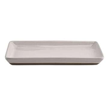 Sweet Water Decor Stoneware Tray for Home - Cream Speckled | Kitchen and Bathroom Dispenser Holder |...