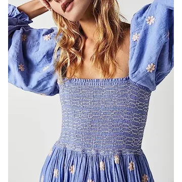 Chloefairy Women's Floral Maxi Dress - Comfort & Style