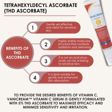 Vanicream Vitamin C Serum Sensitive Skin Care 1.2 Fl Oz