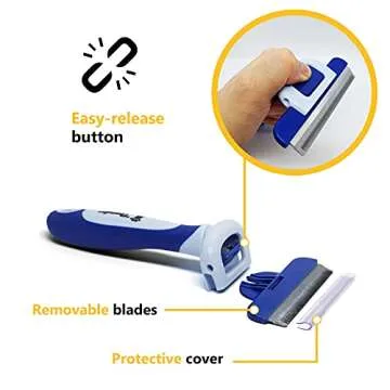 Thunderpaws D-Shedz Professional De-Shedding Tool for Pets