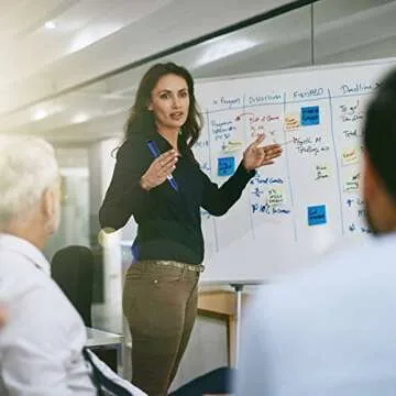 Shuttle Art Black Dry Erase Markers, 60 Pack Magnetic Whiteboard Markers with Erase,Fine Point Dry Erase Markers Perfect For Writing on Whiteboards, Dry-Erase Boards,Mirrors for School Office Home