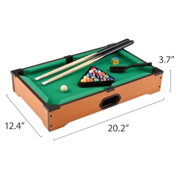 Compact Mainstreet Classics Mini Pool Game Set for All Ages