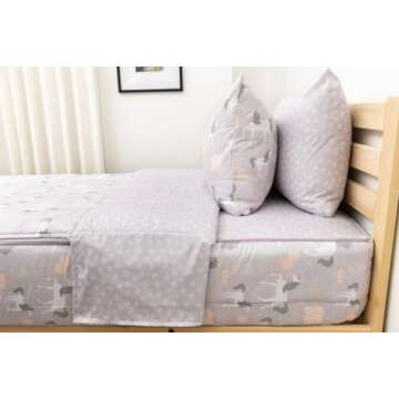 Beddy's Unicorn Bedding for Easy Bed-Making & Comfort