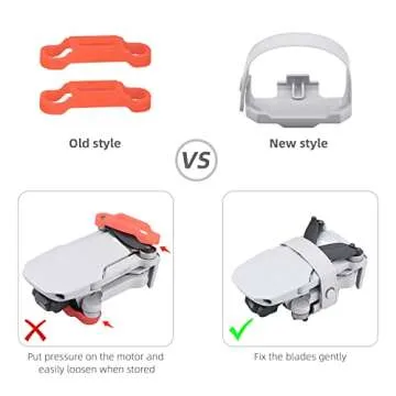 HeiyRC Propeller Holder Strap for DJI Mini 4K/Mini 2/Mini 2 SE/Mavic Mini for Specta Drone Props Gua...