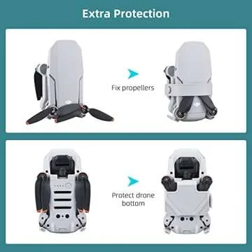 HeiyRC Propeller Holder Strap for DJI Mini 4K/Mini 2/Mini 2 SE/Mavic Mini for Specta Drone Props Guard Blade Stabilizer Fixator Accessory