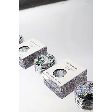 KARIZMA Holographic Silver Glitter for Face and Body