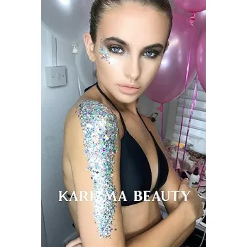 KARIZMA Holographic Silver Glitter for Face and Body