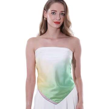 Luxurious RIIQIICHY Head Scarf - Silk-Like Softness, 35"