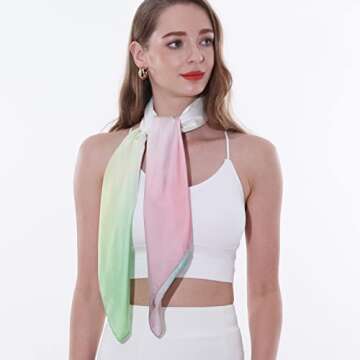 RIIQIICHY Silky Head Scarf for Hair Wrapping and Style