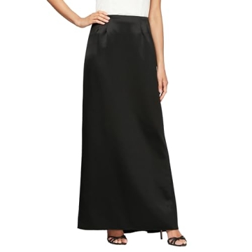 Alex Evenings Women's Full Length Formal Maxi Skirt with Fishtail Design