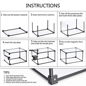 YPATH Clear Acrylic Shoe Box - Stackable Sneaker Display