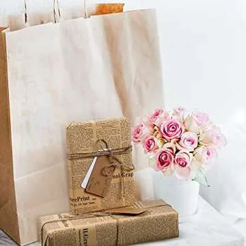 Tenare Vintage Newspaper Wrapping Paper Pack 18 Sheets
