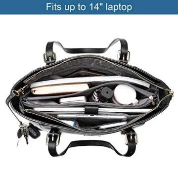 Laptop Tote Bag for Women Cute Computer Bag Large Laptop Purse