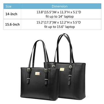 Laptop Tote Bag for Women Cute Computer Bag Large Laptop Purse