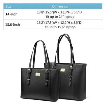 Laptop Tote Bag for Women Cute Computer Bag Large Laptop Purse