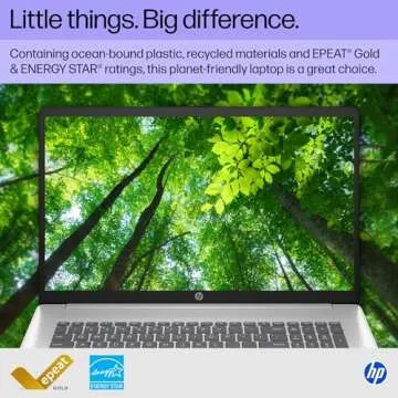 HP 17.3" Laptop: Ryzen 5, 16GB RAM, 512GB SSD