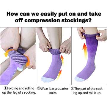 Stylish DOVAVA Compression Socks for Active Lifestyle