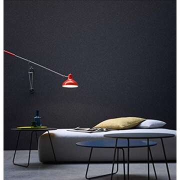 practicalWs 23.6 in x 236.2 in Black Wallpaper - Self-Adhesive Removable Vinyl for Stylish Home Déc...