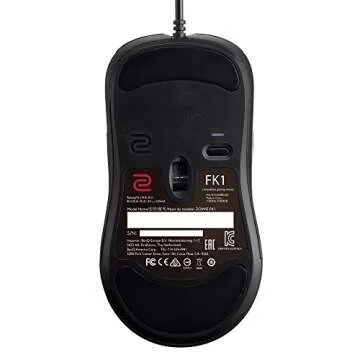 BenQ ZOWIE FK1 Ambidextrous Gaming Mouse for Esports (Large)