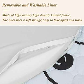 35 x 11.5 inch Foam Ball Pit, Baby/Toddler Ball Pit Can Hold 200 Round Ball Ball Pool for Baby Kids Soft Round Ball Pool Children Toddler Playpen (Light Grey).