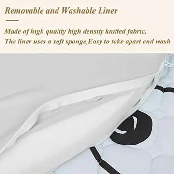 35 x 11.5 inch Foam Ball Pit, Baby/Toddler Ball Pit Can Hold 200 Round Ball Ball Pool for Baby Kids Soft Round Ball Pool Children Toddler Playpen (Light Grey).