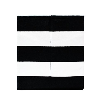 Foldable Black and White Storage Cube Baskets - Stylish and Durable