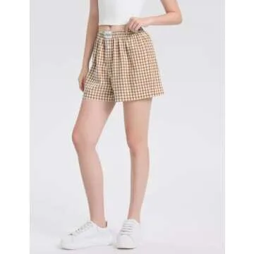 Comfortable LOMON Womens Cotton Boxer Shorts for Summer