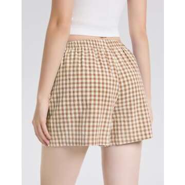 Comfortable LOMON Womens Cotton Boxer Shorts for Summer