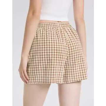 Comfortable LOMON Womens Cotton Boxer Shorts for Summer