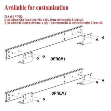 OCG Under Sink Cabinet Organizer Two Tier Pull Out Shelf (14.75W x 17D), Under Sink Sliding Shelf for Kitchen Bathroom Cabinet 2 Tier Chrome