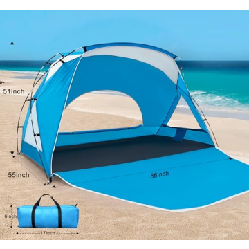 Calen Beach Tent with UPF 50+ UV Protection