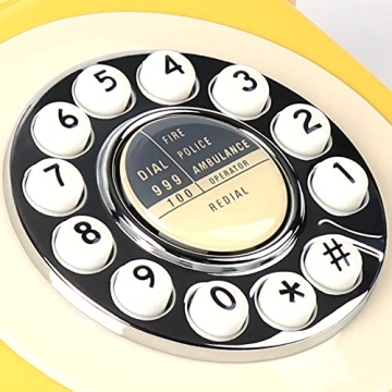 Vintage 1960's Retro Dial Phone for Home Decor