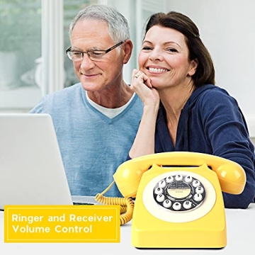 Vintage 1960's Retro Dial Phone for Home Decor