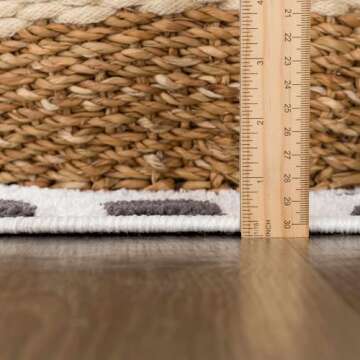 Hauteloom Tariffville Modern Animal Print Dalmatian Style Area Rug for Living Room, Bedroom, Kids Ro...