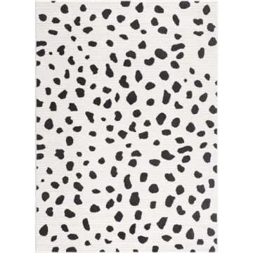 Hauteloom Dalmatian Style Area Rug for Any Room
