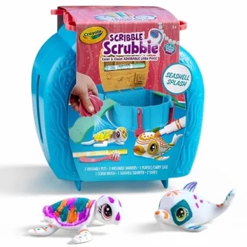 Crayola Ocean Animals Playset, Creative Color & Wash Toy