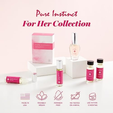 Pure Instinct Pheromone Perfume Oil for Her - Attract & Enchant