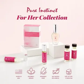 Pure Instinct Pheromone Perfume Oil for Her - Attract & Enchant