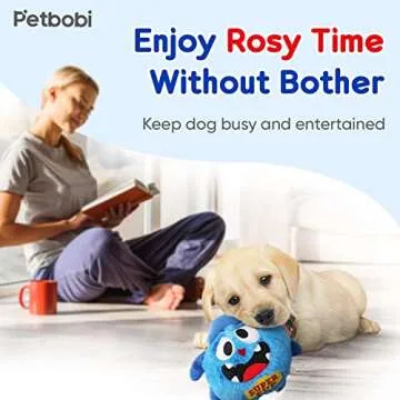 Petbobi Interactive Dog Toy for Active Play and Exercise