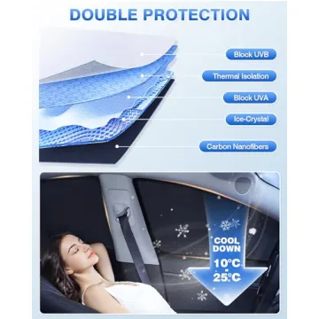 Canvcle Sunshades for Hyundai Santa Fe: Full UV Protection