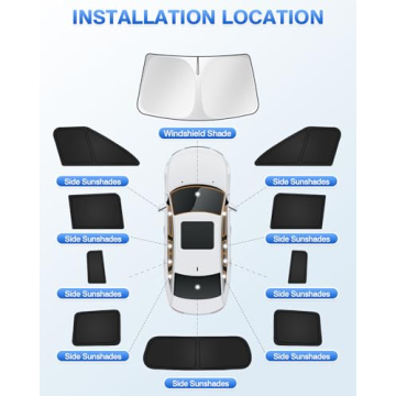 Canvcle Sunshades for Hyundai Santa Fe: Full UV Protection