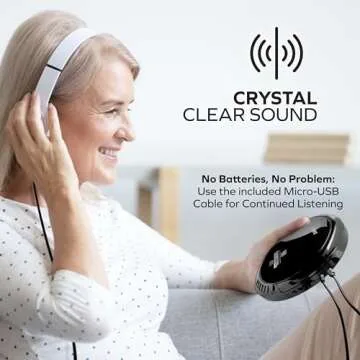 Coby Portable CD Player with Headphones and Radio