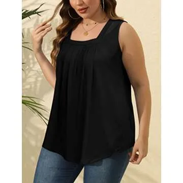 Saloogoe Women's Stylish Summer Tank Top for Everyday Wear