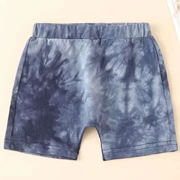 Baby Boys Tie Dye Summer Outfit Set - Stylish & Comfy