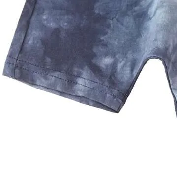 Baby Boys Tie Dye Summer Outfit Set - Stylish & Comfy